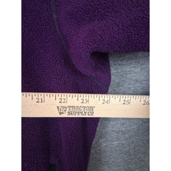 Vintage REI Adult Jacket L Purple Fleece Full Zip USA Made 90s Retro Polartec - Picture 5 of 8